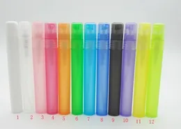 100pcs/lot 10ml Empty Ice Translucence Plastic Spray Bottle Makeup Perfume Atomizer Refillable Bottles