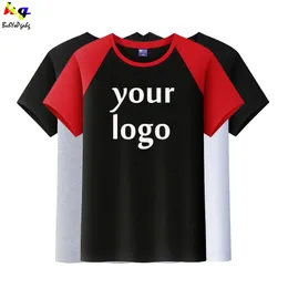 Raglan Mens Tshirt تصميم مخصص للرجال الصيفي والنساء للأطفال Tshirt شخصية THIRT TOP 220609