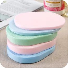 2Pcs Facial Cleansing Sponge Puff Face Cleaning Wash Pad Puff Available Soft Makeup Seaweed Sponge Makeup Cleansing Random Color