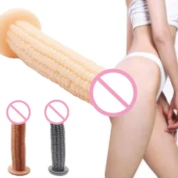 Dildo grande con ventosa per donne, 18,5 cm, brinquedo sexy plug anale grande, prodotti masturbao