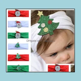 Stirnb￤nder Haarschmuck Neuank￶mmlinge Kinder Weihnachten Baby Kinder Dekoration Turban Modegurt Accessoires Schiff Drop Lieferung 2021 ZBCFY