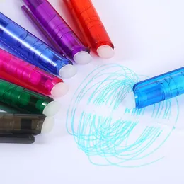 Penne gel Penna cancellabile 7 colori Set di inchiostri Stili Arcobaleno Vendita di cancelleria per disegno creativo per ufficio scolasticoGel