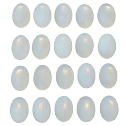 Opalite owalne płaskie plecy kamień Cabochons Healing Chakra Kryształ Kamień Opal Koralik Cab Pokrywa Brak otworu Dla Craft Craft