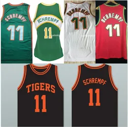 Faculdade Basquete Jersey Centralia High School Tigers Detlef Schrempf # 11 Mens Rindo Jerseys Malha Vintage Costume Bordado Custom Big Size S-5XL