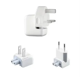 12W 10W ładowarki ścienne AC Duck Head Adapter Zasilacze Odpinany Elektryczny UE UK AU US Plug Converter dla Apple iPad iPhone USB Ładowarka MacBook