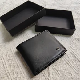 Rese lagring plånbok avslappnad korthållare läder plånbok affärsstil kreditkort förvaring väska bärbar mynt handväska varumärke originallåda