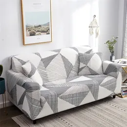 Housmife Elastic Covers for Living Room Funda SOFA Couch Cover Choor Protector 1234Seater Geometric Sofa Slipcovers 220811