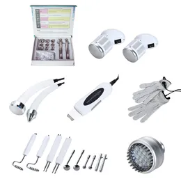 portable 7 in 1 micro dermabrasion skin peeling with magic glove bio face lift LED PDT photon therapy salon microdermabrasion