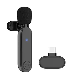 ワイヤレスLavalier Microphoneポータブルオーディオビデオ録音iosandroid電話用の小さなミニラペルマイクyouyubeライブポッドキャストw-3m/g