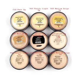 Minerals Loose Powder Foundation Makeup Face Powder For Women Original Matte 6g 8g 9g Fair Fairly Light Medium Beige