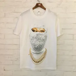 HOP HIP IH NOH UH NIT RELATED T SHIRTS SS Summer Style Men Men Pearl Mask Print Top Tees Tf Ags