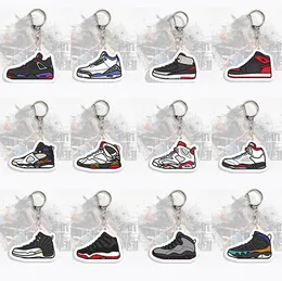 Scarpe da basket Keychain Fashion Sport Celebrity Figura Aereo Cartoon Backpack Chiave borsetta della borsa per regali di cimeli dei fan