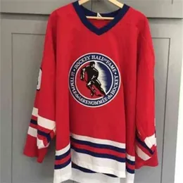 Nik1 rzadki vintage rozrusznik # 99 Wayne Gretzky Hall of Fame Hockey Jersey Haft Halding Dostosuj dowolny numer i nazwy koszulki