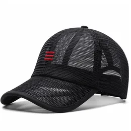 Drop Summer Full Mesh Big Size Baseball Cap Adult Oversize Sport Sun Hat Men Women Large Trucker Caps 56-60CM 60-65CM 220427