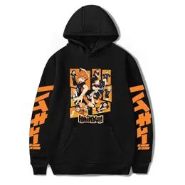 Anime haikyuu hoodies tröjor män/kvinnor karasuno fluga hög grafisk streetwear pullover vinter varm unisex anime tröjor 220813