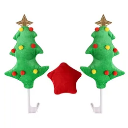 Innendekorationen, Auto, Weihnachten, Außenbaum, Zuckerstange, rote Nase, Kostüm-Set für Zuhause, Dachdekoration, einzigartiges Geschenk für Innenräume