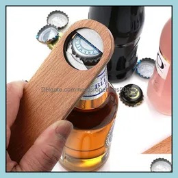 Openers Kitchen Tools Kitchen Dining Bar Home Garden Newbig Wood Handle Bartender Bottle Wine Beer Soda Glass Cap Opener Rre11530 Drop De