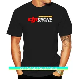 Tops Print Letters Men Tshirt 100% bawełniane koszule drukowane DJI profesjonalny pilot dron dron thing