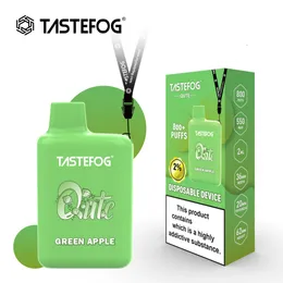 Оптовая продажа Tastefog Qute 800 Puffs Одноразовая электронная сигарета Vape 2%, одобренная TPD