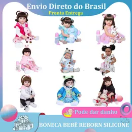 بيبي تولد رضيع دمية الجسم سيليكون يمكن أن يستحم لعب الأطفال هدايا عطلة يتم شحنها من البرازيل AA220325
