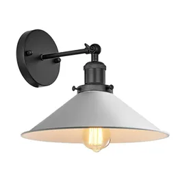 Lampa ścienna Imdgr vintage loft White Industrial Sconce Light do domu domowego codziennego oświetlenia nordycka domowa sala światła