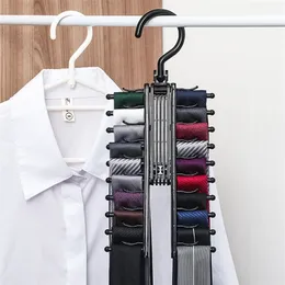 Justerbar 360 graders roterande 20 Bow Tie Storage Rack Hushålls TIE SHILL BELK SILK SCARF ARTIFACT CABINET ARGANISER HANGERS 220815