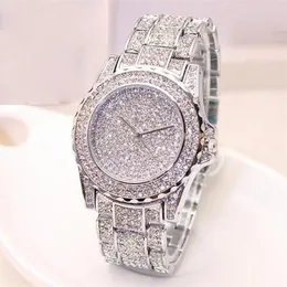 팔찌 시계 여성 손목 시계 Montre Luxe Femme Luxury Diamonds 아날로그 석영 브랜드 Vrouwen Horloges A3 손목 시계