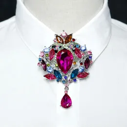 Rhinestone Bolo Bow Towt High-end Gifts Koreańska wersja brytyjskiej branży weselnej Bankiet Bowtie Mens Biżuteria