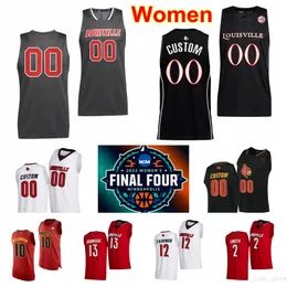 NCAA كلية كرة السلة للسيدات جيرسي 2022 Final Four University 10 Hailey Van Lith 21 Emily Engstler 14 Kianna Smith 44 Olivia Cochran 23 Chelsie Hall 22 Liz Dixon