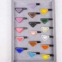 Multicolor Triangle Letter Hair Clip Women Special Design Letters Barrettes for Gift Party Fashion Hair Accessories