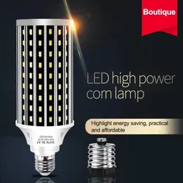 E27 50W 2835 Fläktkylning LED Corn glödlampa utan lampskydd för inomhus heminredning Droplight Street Spotlight LED