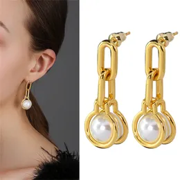 2022 Trendy Small Drop Compring for Women Girls Stud Associaty مخصصة للأزياء الفاخرة المجوهرات التي تنقض النحاس المطلي بالذهب المشهور بالهدايا الرجعية Simpple