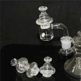 narghilè XXL 4mm Quartz Banger Nail Cyclone Spinning Carb Cap Terp Pearl 4590 gradi per bong dab rigs