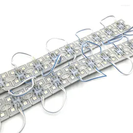 50pcs dc 12v SMD 4 Módulo LED IP65 Módulos de iluminação de fundo decorativa