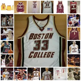 Custom Stitched Boston College Eagles basketball Jersey Bill Curley John Bagley Terry Driscoll John Austin Gerry Ward Olivier Hanlan Makai Ashton-Langford Jerseys