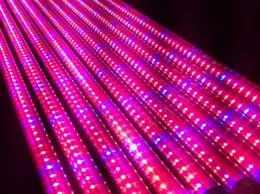 LED Grow Işık Hidroponik Sistemler Çubuk 0.6m 0.9m 1.2m Şerit T5 T8 İç Çadır Seraları için Tüpler Bitki 10 PCS/LOT