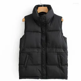 Kobiety Down Down Parkas zimowa kamizelka Kobiety Kurtka bez rękawów Lekkie ciało kamizelki Kobiety Kilki Windbreaker Chaleco Mjer Guin22