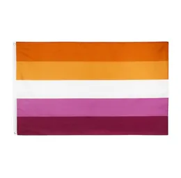 90x150cm 3x5ft LGBT Les Sunsetレズビアンプライドフラッグ卸売直接工場SN3684