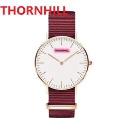 Premium Męskie Damskie Japonia Kwarcowy Ruch Kwarcowy Zegarek 40mm 36mm Najwyższej Jakości Nice Model Wodoodporna Oryginalna Nylon Tkaniny Skórzane Wristwatches Relogio Masculino