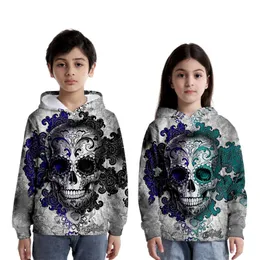 남성용 후드 땀 셔츠 제품 트렌드 스티칭 3D 프린팅 학생 어린이 캐주얼 후드 스웨터 풀이 후 까마귀 4-16 세 Oldm