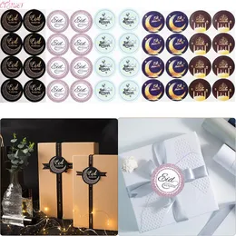 Party Decoration 120pcs Ramadan EID Mubarak Decora Paper Sticker Gift Colorful Lable Seal Islamic Muslim Al-fitr Supplies