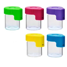 Led Magnifying Stash Jar Cookies Magnify Viewing Container Glass Storage Box USB Rechargeable Light Smell Proof SN4306