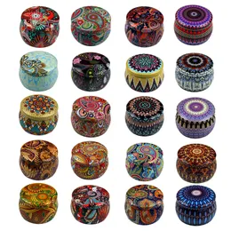 12/6/3st Candy Jars DIY Candle Tin Burs Making Kit Holder Lagring Fall för torrlagringskryddor Festfestartiklar och godis