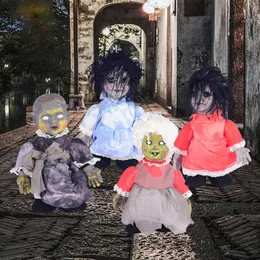 Andere kunsten en ambachten Halloween Horror Electronic Toy Walkable Ghost Doll stem-geactiveerde inductie-rekwisieten