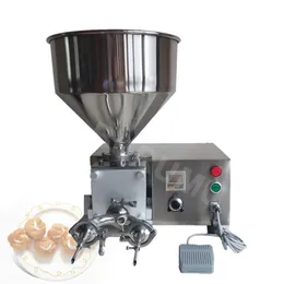 Multifunktionell chokladkräm Puff Stopping Machine Donut Cup Cake Filling Machine