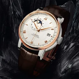 Lobinni Japan Ruch Automatic Watch Men Tche Business Mens Wristwatch Sapphire Waterproof 2020 T200409