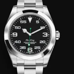 Designer relógio homens relógios AIRKING moda série quente 40mm safira espelho mestre movimento de alta qualidade 316l pulseira de aço inoxidável