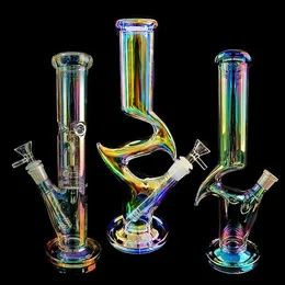 Bong Hakahs Downstem Perc mocne platformy Dab Szklanki Bubbler papierosowe palenie rury wodne Bongs Dabber Ice Catcher