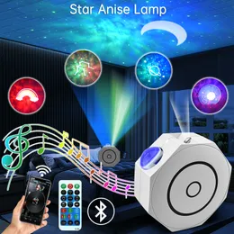 Sky Lite Led Laser Star Projector Galaxy Lighting Nebula Lampa för spelrum Hem Teater Bedroom Night Light eller humör Ambiance