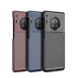 Cases For Huawei Mate 30 20 10 Pro Carbon Fiber Case Soft TPU Silicone Shockproof Cases for Huawei P30 P20 P10 Pro Lite Back Cover